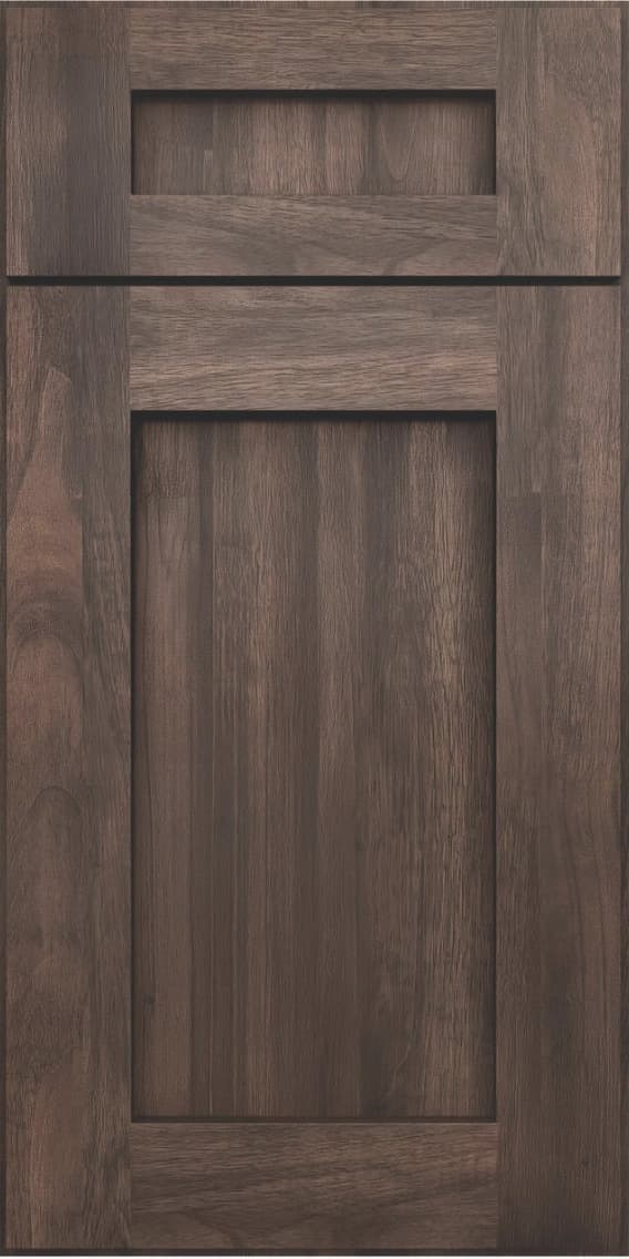 Estate Brown Shaker cabinet door