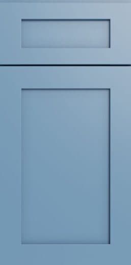 Xterra Blue Shaker cabinet door