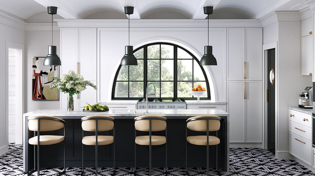Petit White kitchen cabinets