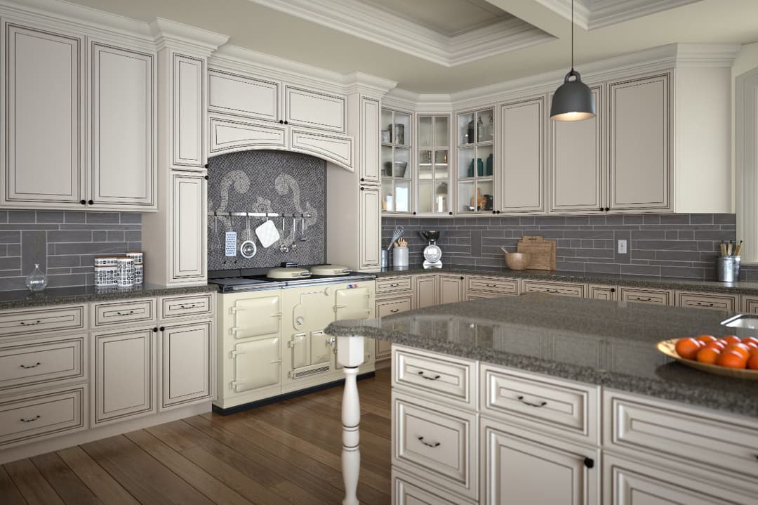 Signature Pearl kitchen cabinets