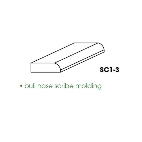 Bull Nose Scribe Molding cabinet product