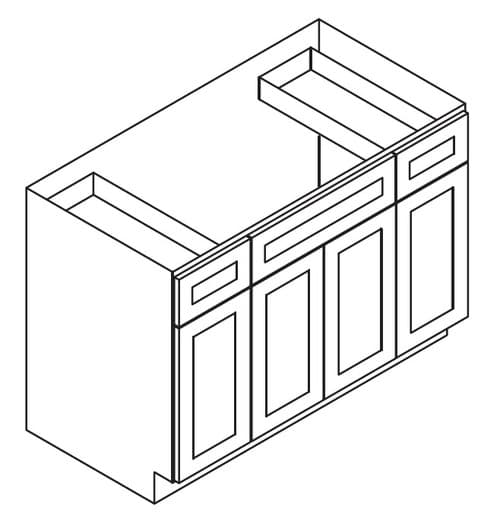 48"W Vanity Sink Base Cabinet cabinet product