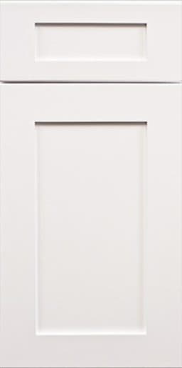 Ice White Shaker cabinet door