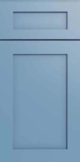 Xterra Blue Shaker cabinet door
