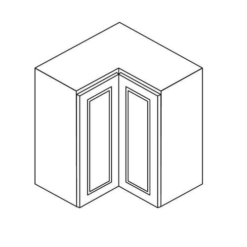 24"W Wall Square Corner Cabinet - 36" Tall cabinet product