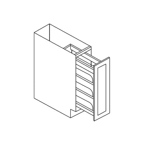9" Base Spice-rack Pull out Cabinet cabinet product
