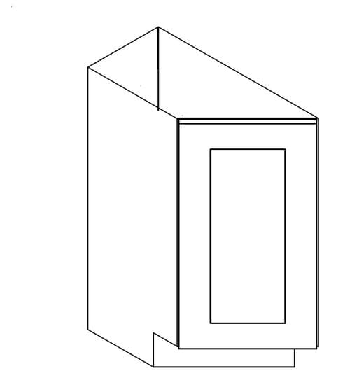 12" Base Trasitional Base Cabinet (Right) cabinet product