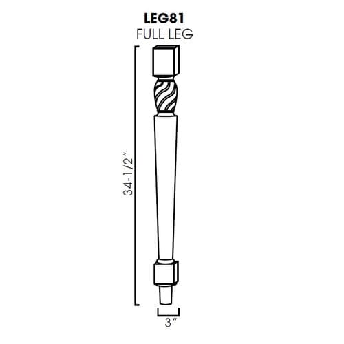 Full Leg cabinet product