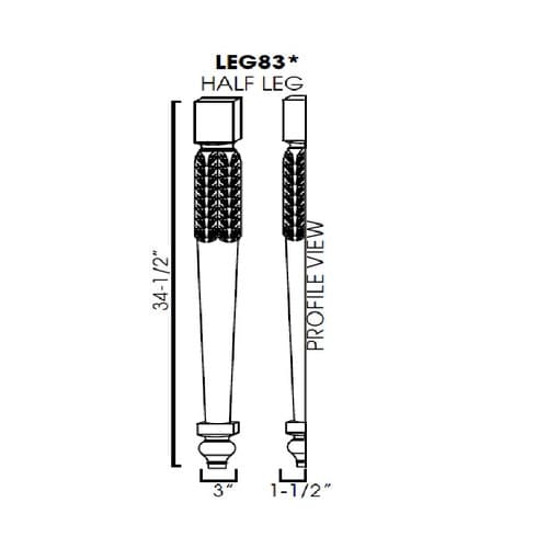 Half Leg cabinet product