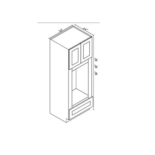 Double Oven Cabinet - 90" Tall cabinet product