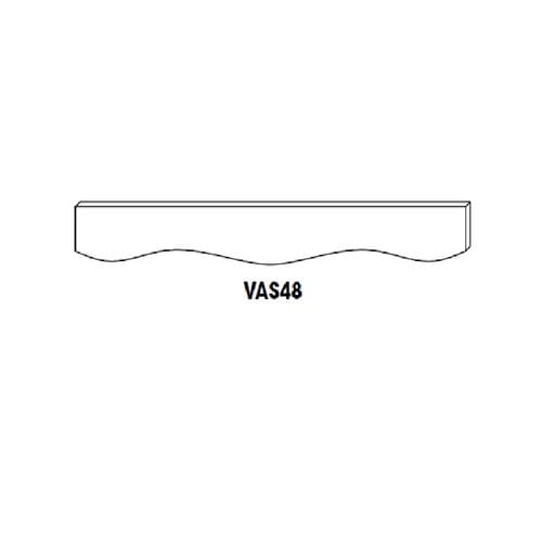 48"W Sculptured Valance cabinet product