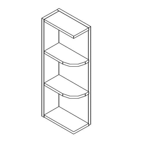 Wall End Shelf - 36" Tall cabinet product
